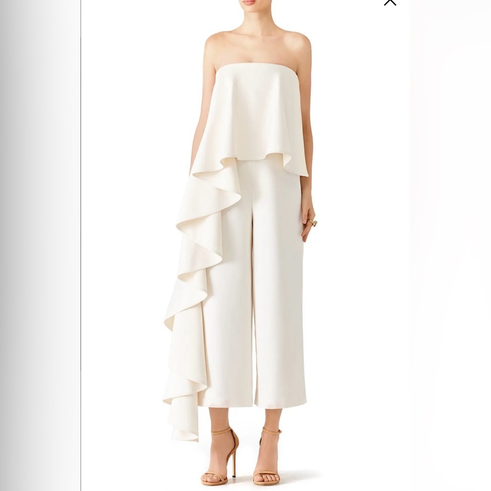Solace London Ivory Cecilia Jumpsuit